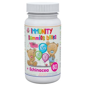 CLINICAL Immunity gummies bears + echinacea 60 pektínových cukríkov