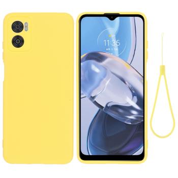 RUBBER Ochranný kryt pre Motorola Moto E22 / E22i žltý