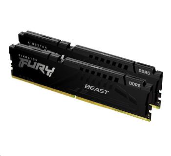 KINGSTON DIMM DDR5 16GB (Kit of 2) 6000MT/s CL36 FURY Beast Čierna EXPO