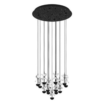 LED závesné osvetlenie Eglo PIANOPOLI 2 čierna 390277