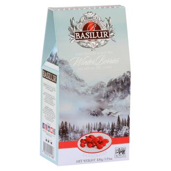 BASILUR Winter berries barberries čierny čaj 100 g