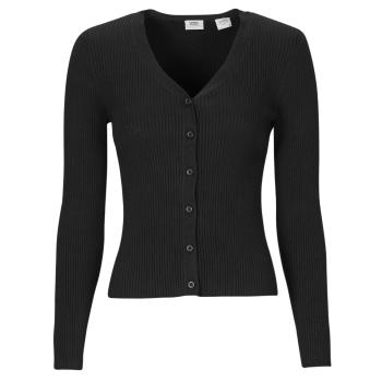 Levis  TULIP CARDIGAN  Vesty bez rukávov/Cardigany Čierna