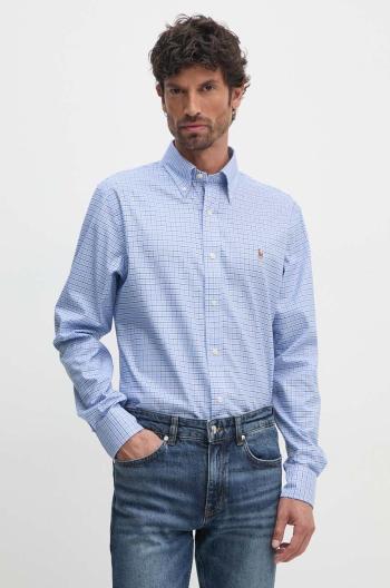 Bavlnená košeľa Polo Ralph Lauren pánska, regular, s golierom button-down, 712954617