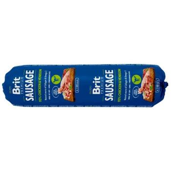 BRIT Premium Sausage Chicken & Venison saláma pre psov 800 g