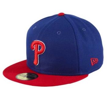 New Era 59FIFTY Authentic Philadelphia Phillies Home Alternate Cap Red Blue - 7