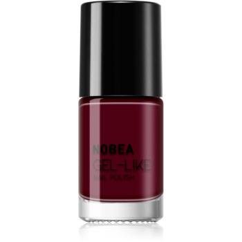 NOBEA Day-to-Day Gel-like Nail Polish lak na nechty s gélovým efektom odtieň Dark cherry #N09 6 ml