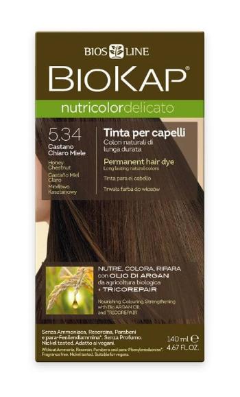 Biokap Nutricolor Delicato - Farba na vlasy 5.34 Medová gaštanová 140 ml