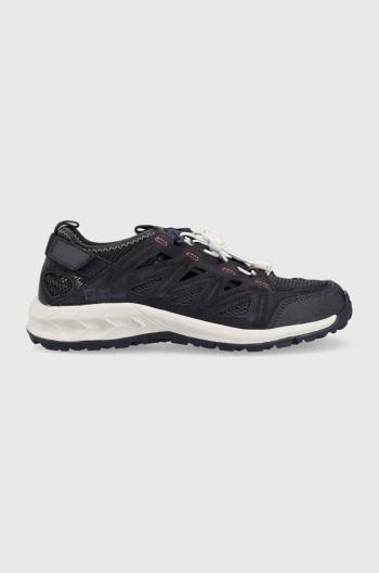 Topánky Jack Wolfskin WOODLAND 2 HYBRID LOW dámske, tmavomodrá farba, 4051351