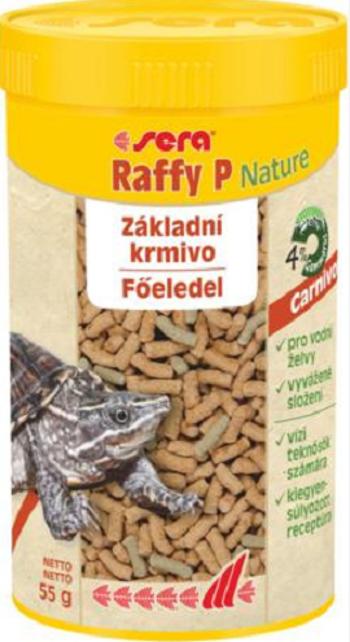 Sera Raffy P Nature krmivo pre mäsožravé plazy a vodné korytnačky 250ml