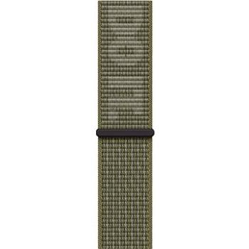 Apple Watch 41 mm sekvojovozeleno-platinový prevliekací športový remienok Nike (MPHX3ZM/A)