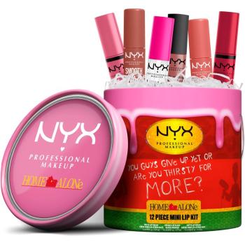 NYX Professional Makeup Home Alone 12 Piece Mini Lip Kit darčeková sada na pery