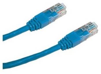 Hálózati kábel Datacom CAT6 UTP, 0.25m, kék