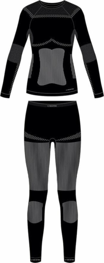 Viking Ilsa Lady Set Thermal Underwear Black/Grey S Termoprádlo