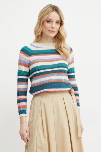 Bavlnený sveter Weekend Max Mara dámsky, béžová farba, tenký, 2515361161600