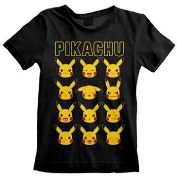 Pokémon – Pikachu Faces – detské tričko (GMERCHd330nad)