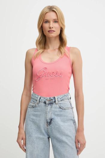Top Guess RAISSA oranžová farba, W5YP00 KCXJ2