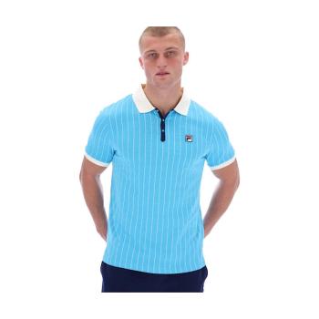 Fila  BB1 Classic Striped Polo Shirt Cyan Blue  Tričká a polokošele Modrá