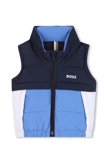 Detská vesta BOSS tmavomodrá farba, J52121