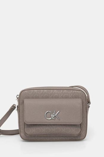 Kabelka Calvin Klein hnedá farba, K60K612676