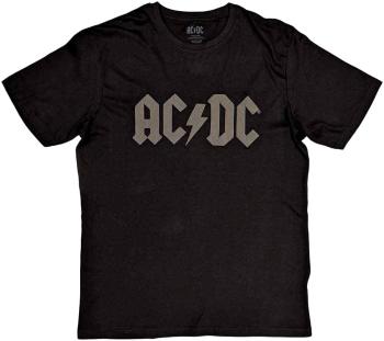 AC/DC Tričko Logo Hi-Build Unisex Black XL