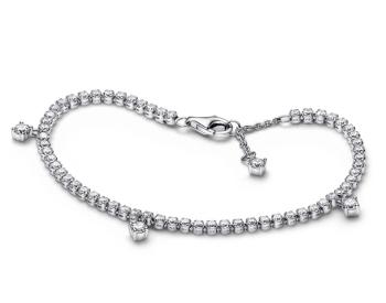 Pandora Brățară din argint strălucitor cu zirconii Sparkling Tennis 592401C01 20 cm