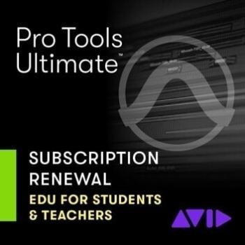 AVID Pro Tools Ultimate Annual Subscription Renewal for Students & Teachers (Digitálny produkt)