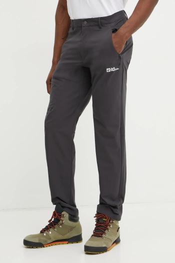 Turistické nohavice Jack Wolfskin Pico Trail šedá farba, A63904