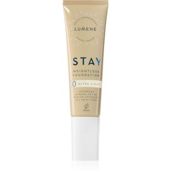 Lumene Stay Weightless tekutý mejkap s matným finišom SPF 30 odtieň 0 Ultra Light 30 ml