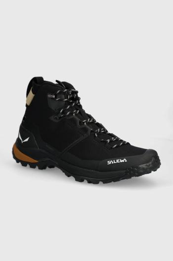 Salewa cipő Puez Mid Powertex fekete, férfi, 00-0000061438