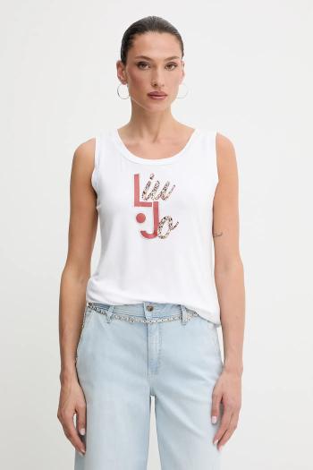 Top Liu Jo biela farba, VA5195.JS360