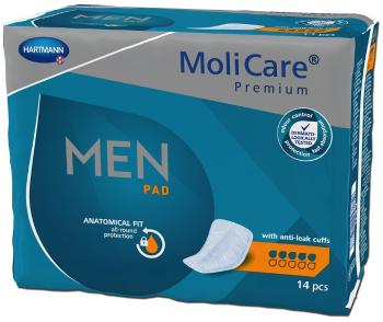 MOLICARE Premium Men pad 5 kvapiek inkontinenčné vložky pre mužov 14 ks