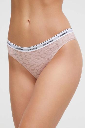 Nohavičky Calvin Klein Underwear ružová farba