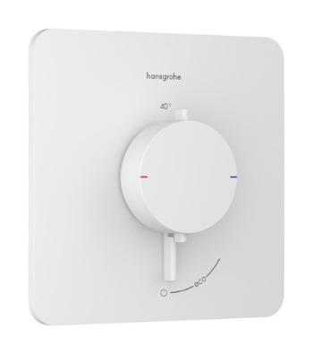 Sprchová batéria Hansgrohe Ecostat Comfort Q bez podomietkového telesa matná biela 33712700