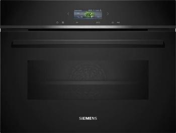 Vstavaná kompaktná rúra Siemens s mikrovlnami 60 x 45 cm čierna CM724G1B1