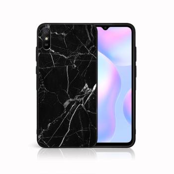 MY ART Silikónový obal Xiaomi Redmi 9A / 9AT BLACK MARBLE (142)