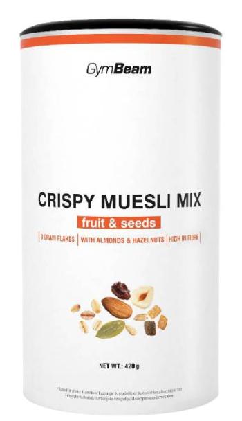 GYMBEAM Crispy Muesli Mix ovocie a semienka 420 g