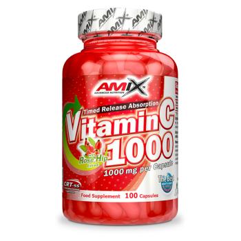 AMIX Vitamín C 1000 mg s extraktom zo šípok 100 kapsúl