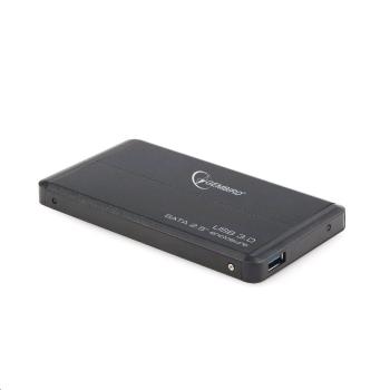 Externí box GEMBIRD pro 2.5" zařízení, USB 3.0, SATA, černý