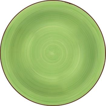 Lamart LT9097 keramický hlboký tanier Happy, pr. 21,5 cm, zelená