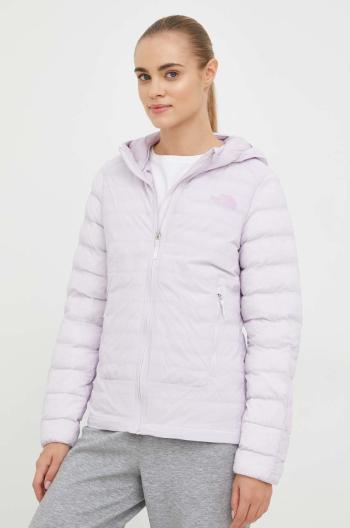 Športová bunda The North Face Thermoball 50/50 fialová farba, prechodná