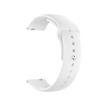 BUTTERFLY Silikónový remienok Garmin Vivoactive 4S / Vivomove 3S biely