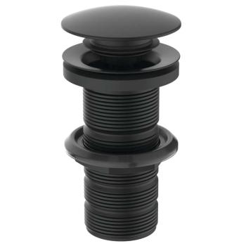 IDEAL STANDARD - Příslušenství Odtoková súprava Click-Clack pre umývadlá bez prepadu, čierna E1483XG