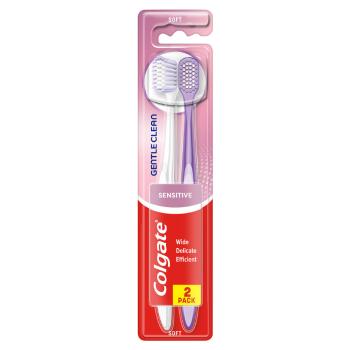 COLGATE Gentle Clean Sensitive zubná kefka 2 kusy