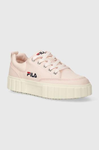 Tenisky Fila Sandblast dámske, ružová farba, FFW0062