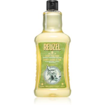 Reuzel Tea Tree 3 v 1 šampón, kondicionér a sprchový gél pre mužov 1000 ml