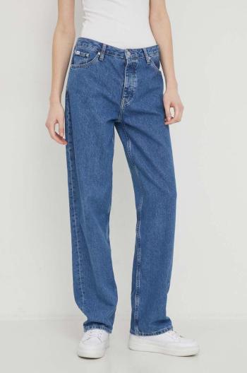 Rifle Calvin Klein Jeans dámske, vysoký pás, J20J222753