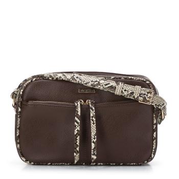 Dámska crossbody kabelka Wittchen s lemom z ekokože s textúrou jašterice 97-4Y-509-9