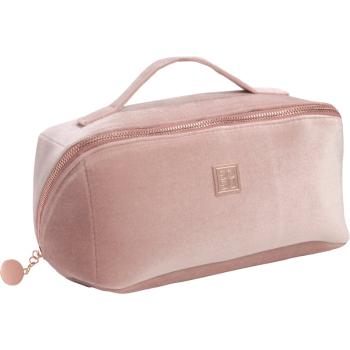 SOSU Cosmetics Luxury Velvet Vanity Bag kozmetická taška dámska veľká odtieň Nude 1 ks