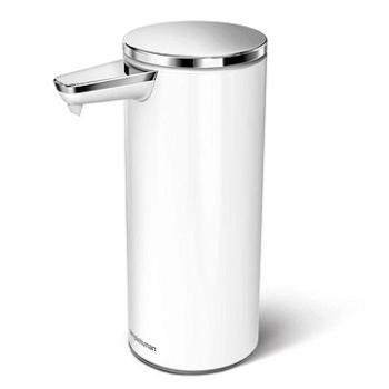 Simplehuman Bezdotykový dávkovač mydla 266 ml, White – nehrdzavejúca oceľ, dobíjací (ST1045)