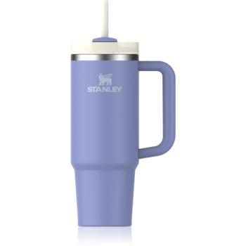 Stanley Quencher H2.O FlowState™ Tumbler tumbler z nehrdzavejúcej ocele s rúrkou Hydrangea 890 ml